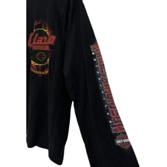 Harley Davidson - Vintage Motorcycle Orlando Florida Long Sleeve - M 🏍️🧡 - Picture 5 of 6